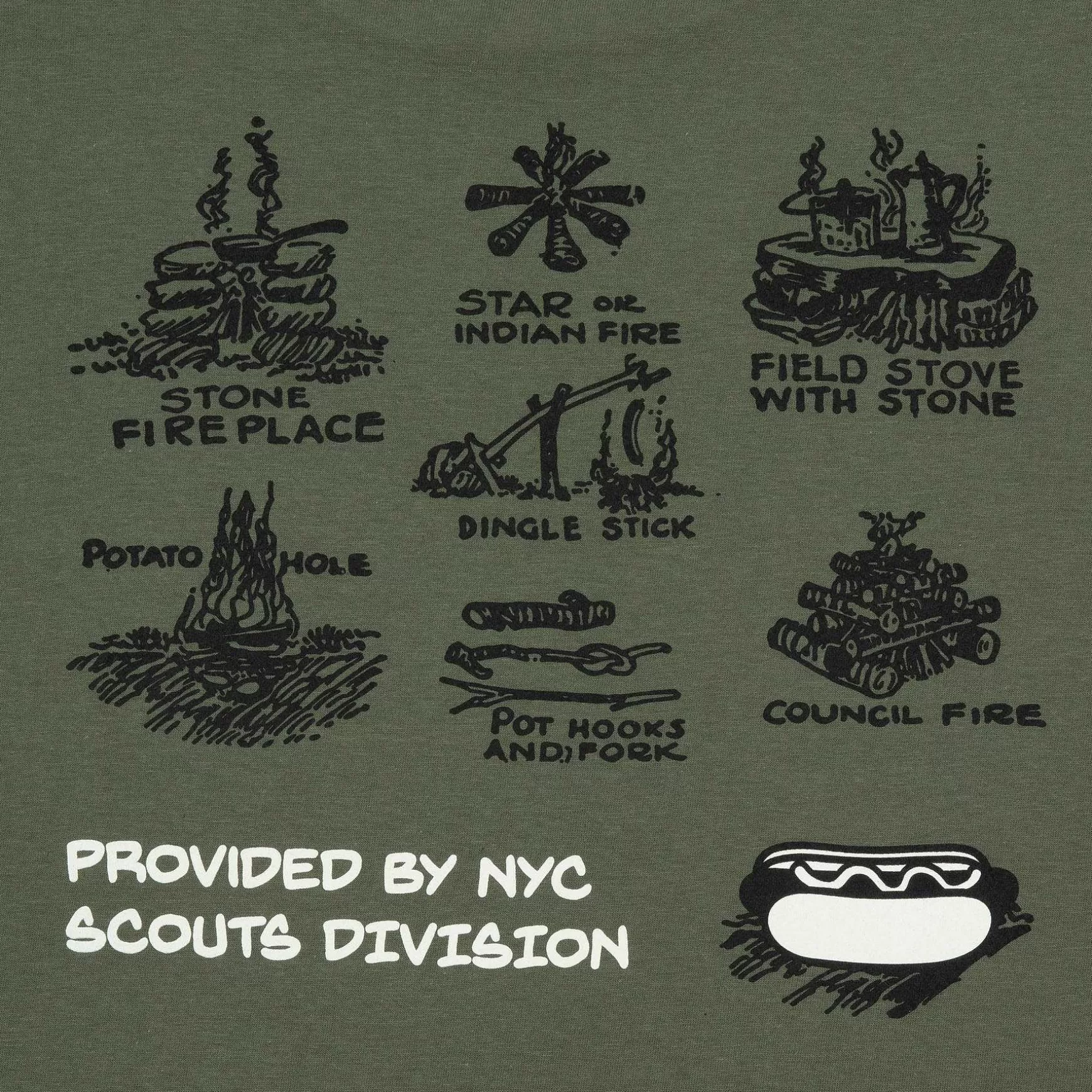 Hot Camiseta De La Division De Exploradores Staple X Camisetas