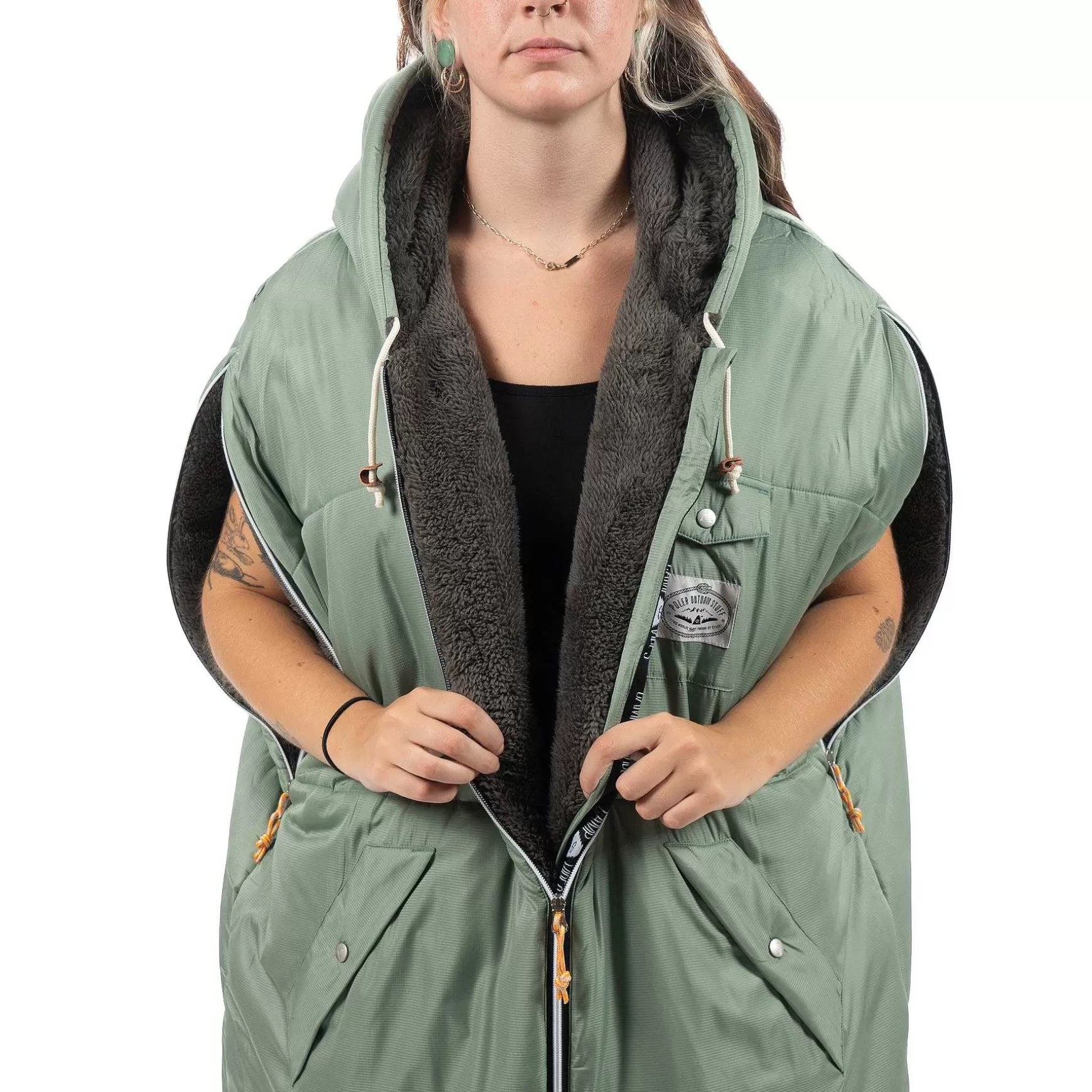 Clearance Mochila Shaggy Verde Mochilas Peludas