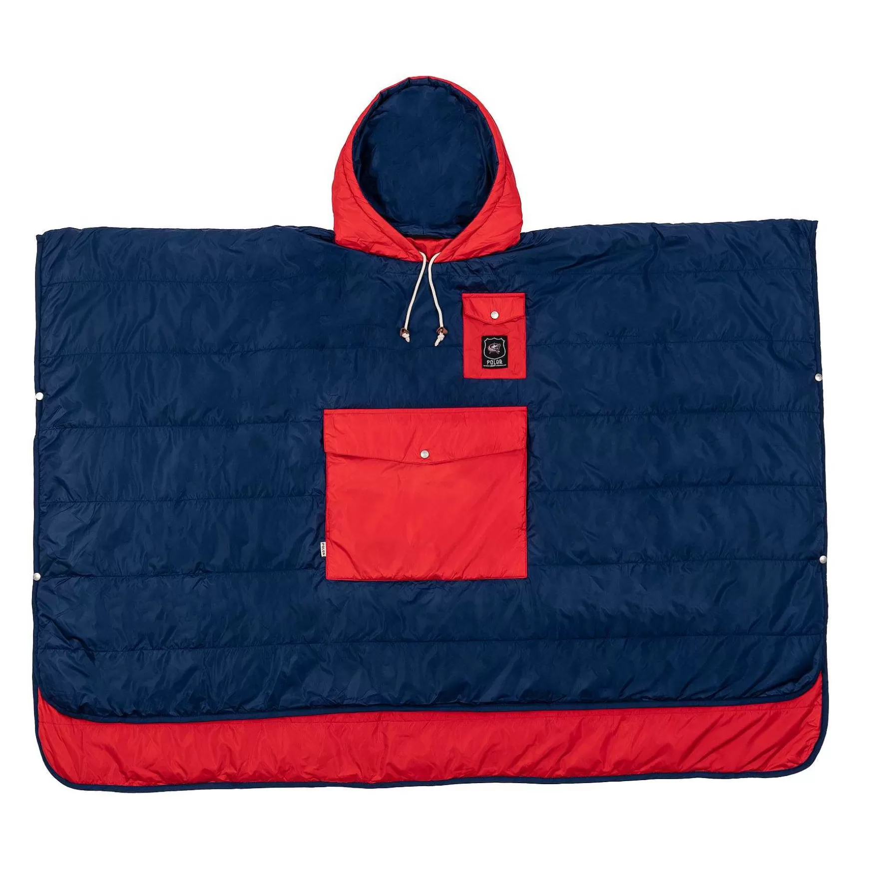 Hot Poncho Columbus Chaquetas Azules Poncho