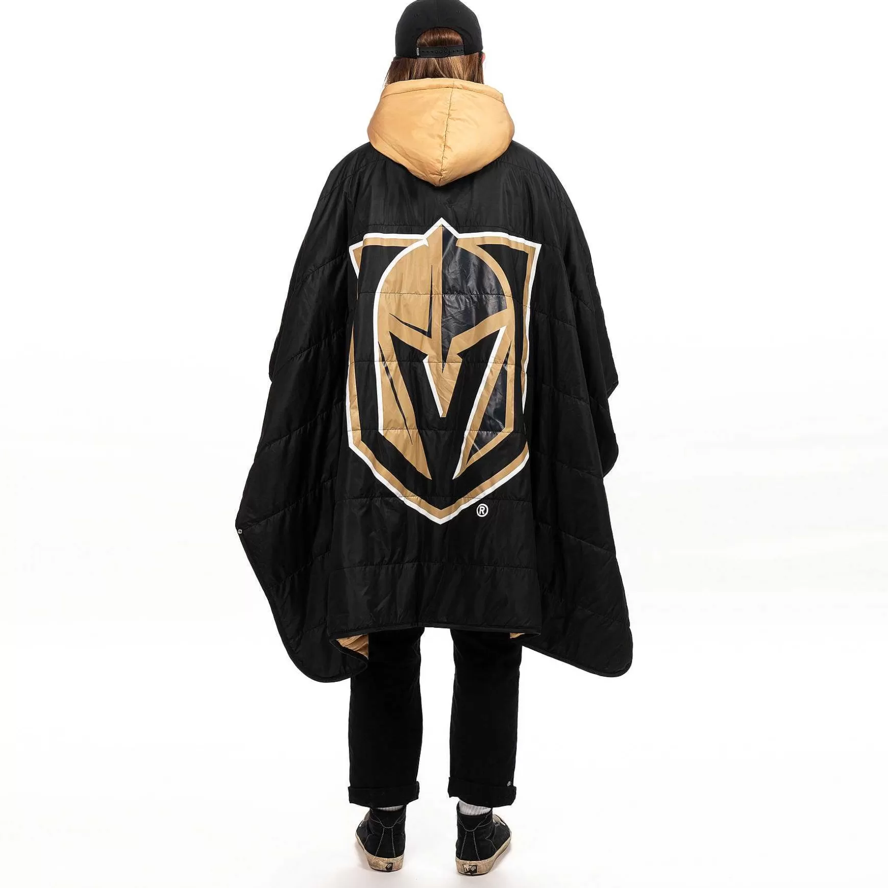 Best Sale Poncho De Los Caballeros Dorados De Las Vegas Nhl