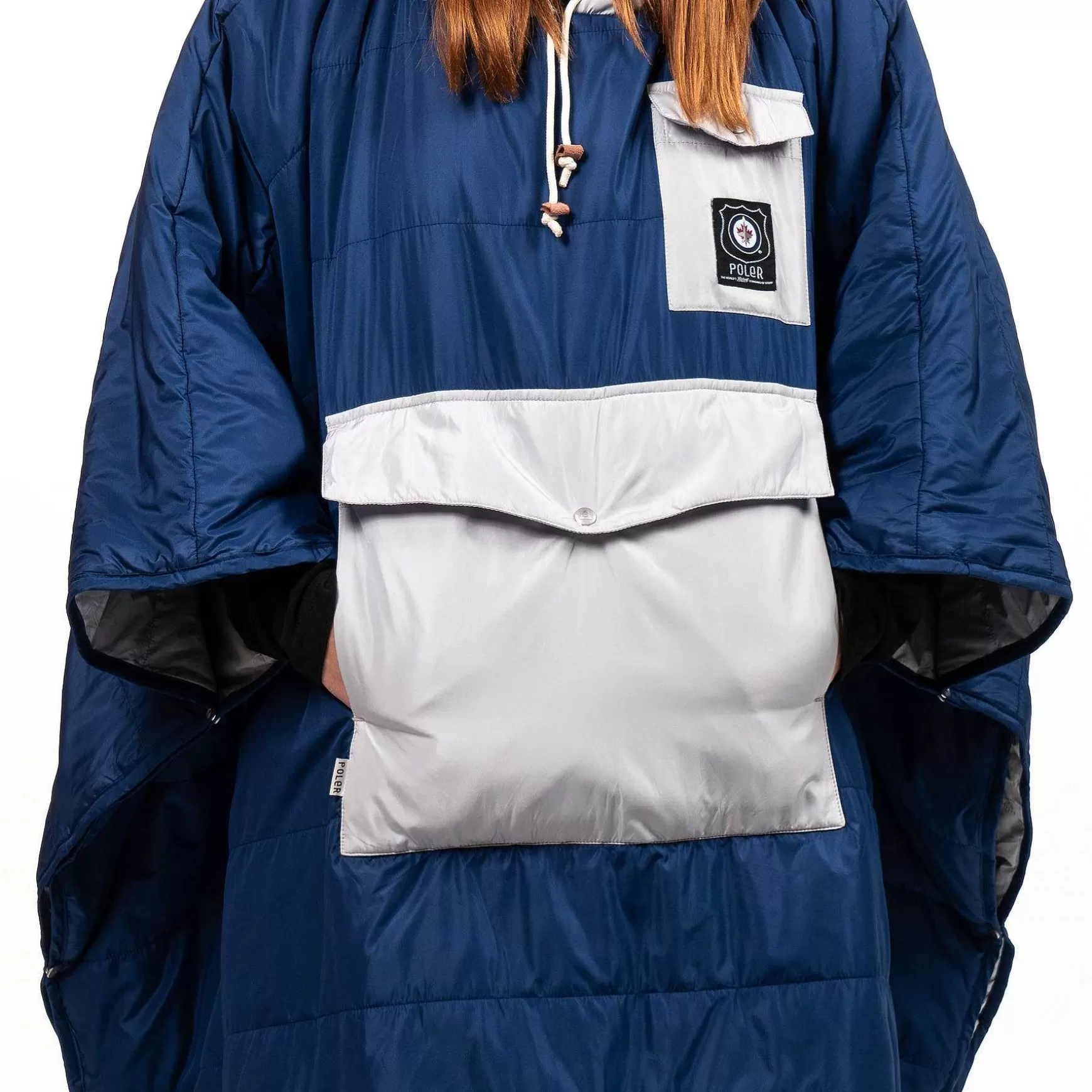 Fashion Poncho De Los Jets De Winnipeg Poncho