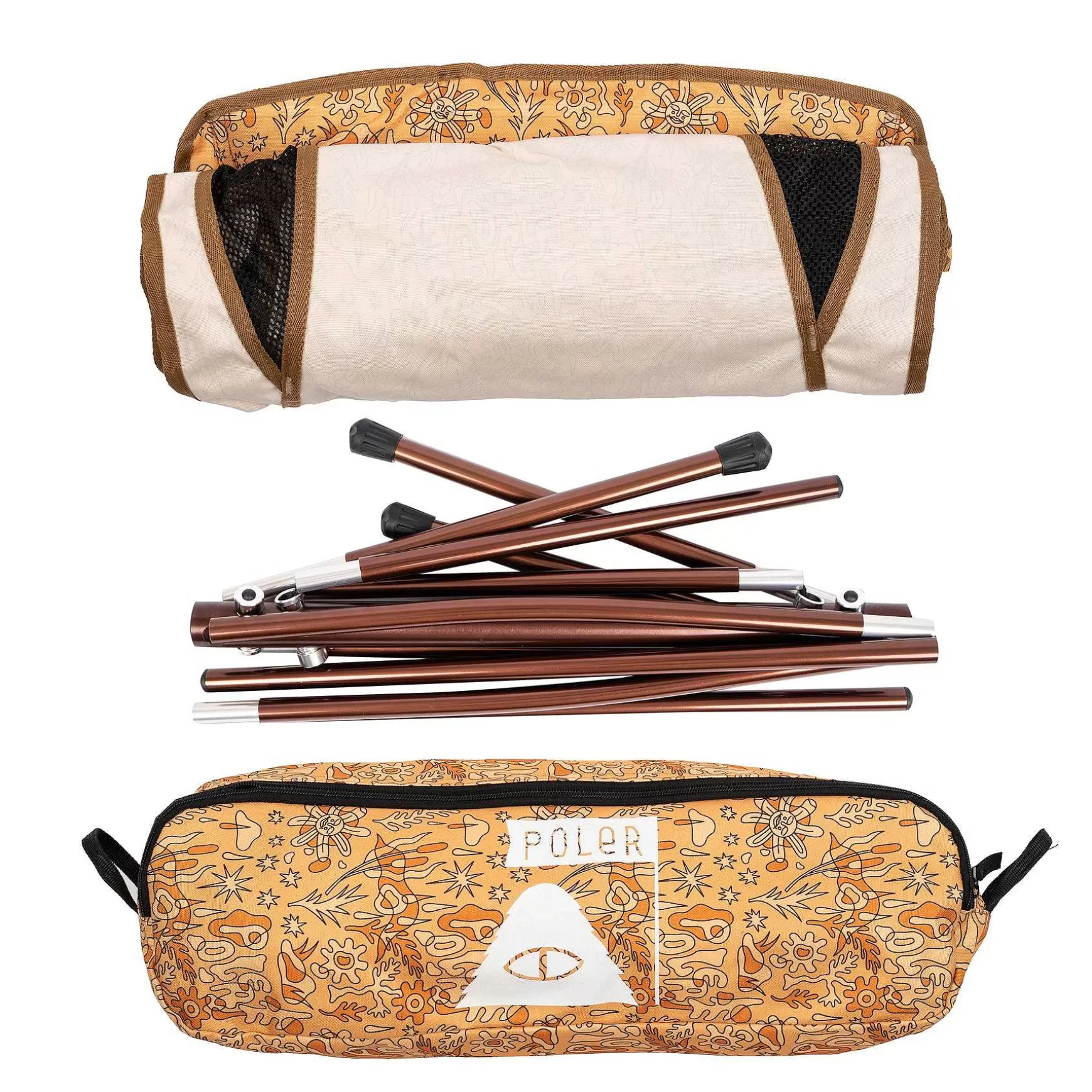 Discount Silla Polizon - Bloomer Naranja Muebles De Campamento